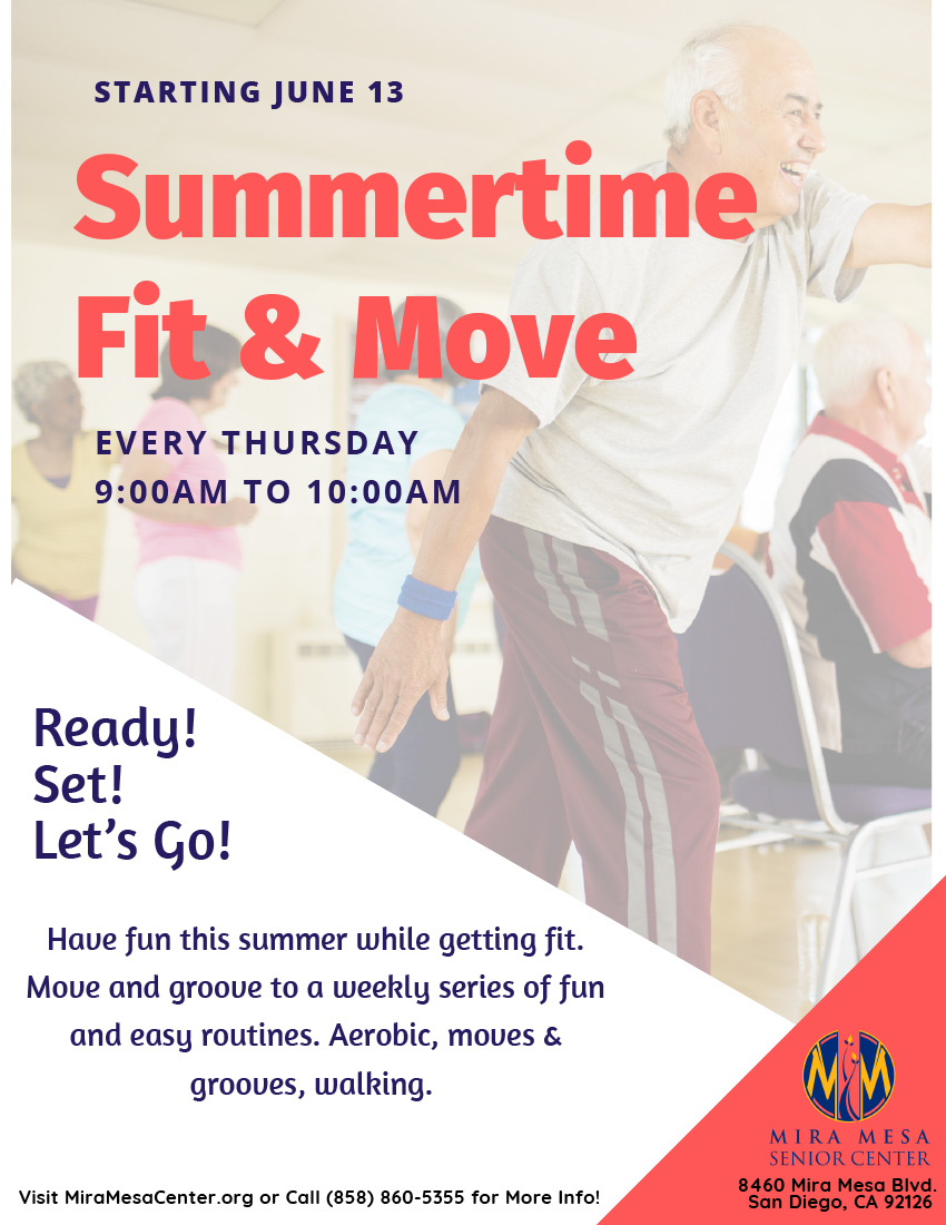 Get in Shape with Summertime Fit & Move Mira Mesa Center