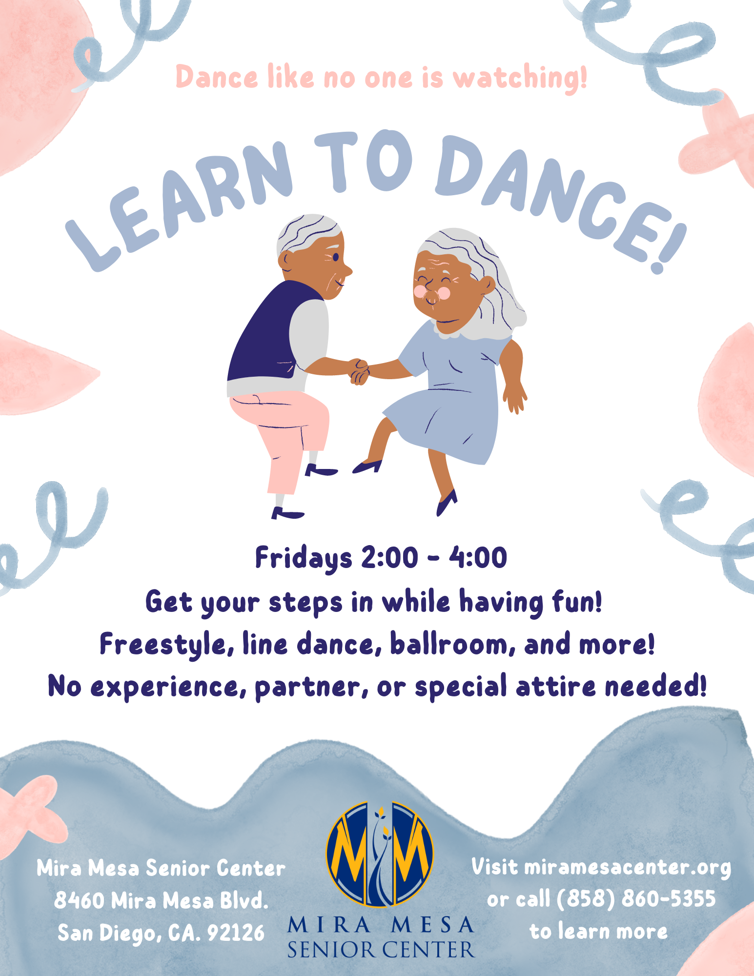  Learn To Dance Starting In July Mira Mesa Center